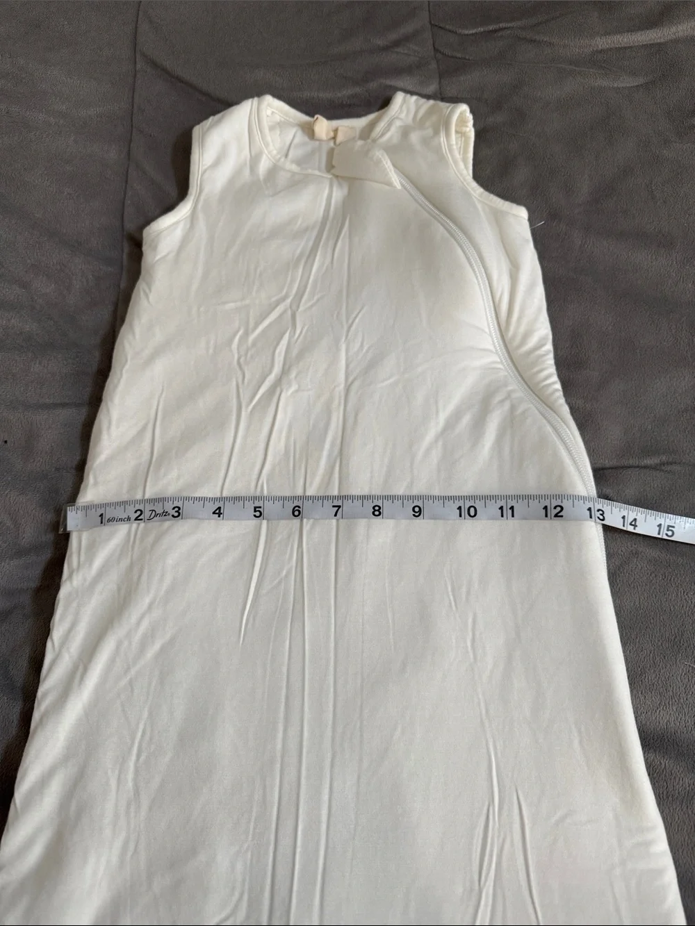 Kyte BABY Sleeveless off white Maxi thick warm & cozy Sleep Sack 6-18 mo unisex